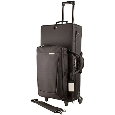 Afbeelding van Protec Combinatie PRO PAC Koffer met Wielen voor Alto/Sopraan Zwart
