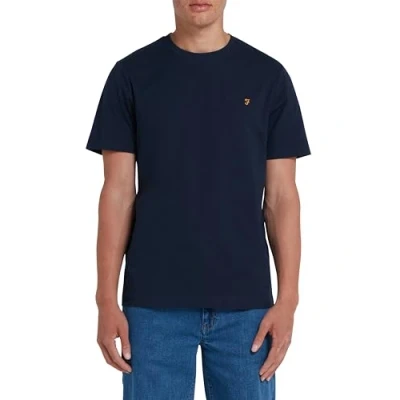 Afbeelding van Farah Danny Tshirt basic, Heren, Maat: Medium, True navy