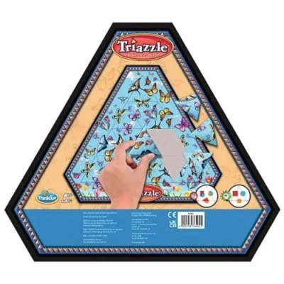 Afbeelding van ThinkFun 76492 Triazzle Schmetterlinge, ein Logikpuzzle für Kinder und Erwachsene ab 8 Jahren