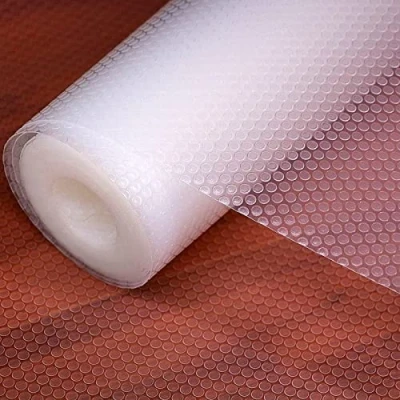 Afbeelding van Wohomuke Schuifladenmat Plankvoeringen Keukenkast Lade 30x600cm waterdicht op maat te snijden voor koelkastplanken (transparant,30x600cm)