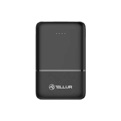 Afbeelding van Tellur 5000mAh Power Bank, 2xUSB+USB C+MicroUSB, Zwart