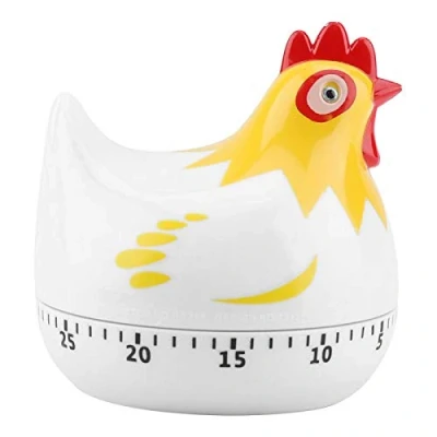 Afbeelding van Nieuwigheid Kip Cartoon Kookwekker Leuke Timer Herinnering Patroon Roterend Alarm Aftellen Baktimer voor Koken Bakken(2#)