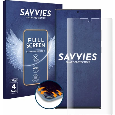 Afbeelding van Savvies Screenprotector voor Samsung Galaxy Note 20 Ultra 5G Folie Beschermfolie transparant volledig dekking (4 Stuks)