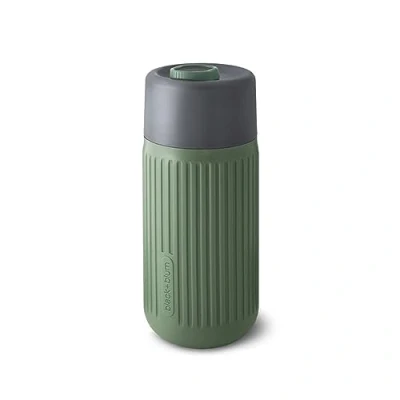 Afbeelding van Black+Blum Travel Cup Glass 0.34Ltr Grey/ Olive