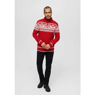 Afbeelding van Brandit Troyer Norweger Trui, Heren, Maat: Large, Red