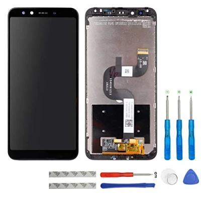 Afbeelding van swark Lcd display compatibel met Xiaomi Mi A2 / 6X M1804D2SG, M1804D2SI (zwart frame) touchscreen digitizer assembly glas + tools