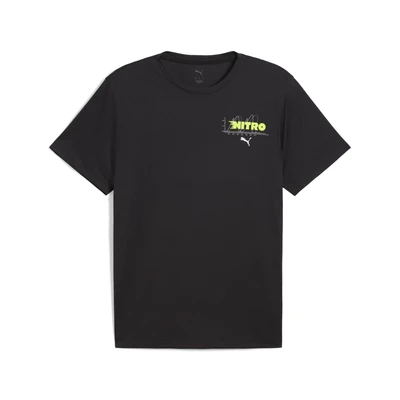 Afbeelding van Puma Nitro Graphic Tshirt print, Heren, Maat: 3XL, Black