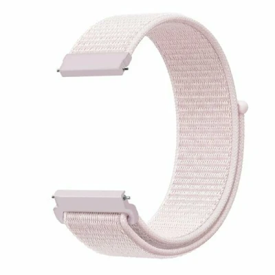 Afbeelding van Garmin Venu / Sq Sq2 2 plus Sport Loop nylon bandje Lichtroze