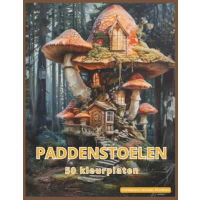 Afbeelding van Artfull Pixels Paddenstoelen: 50 kleurplaten van dromerige paddenstoelen. kleurboek