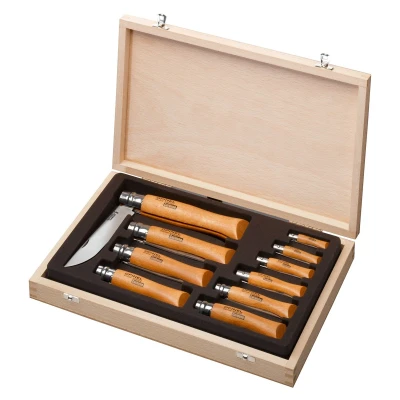Afbeelding van Opinel Giftbox 10 st. Zakmes Carbon