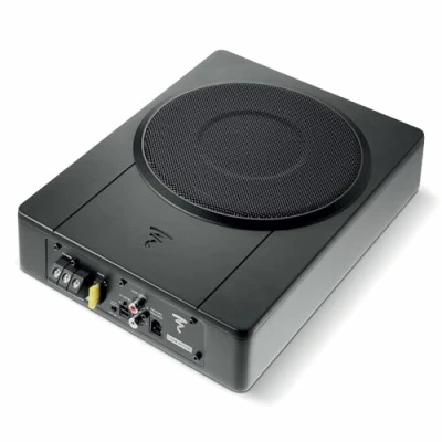 Afbeelding van Focal ISUB ACTIVE Autosubwoofer Underseat subwoofer 20cm 8 inch 260 Watt Platte voor onder de stoel