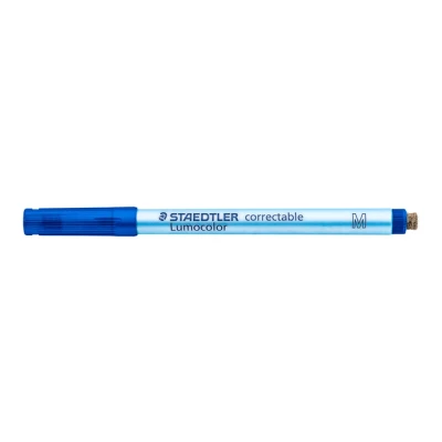 Afbeelding van STAEDTLER Lumocolor Correctable blauw M punt