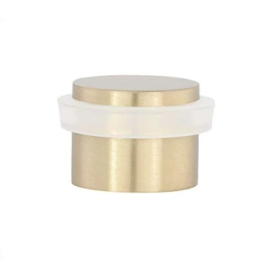 Afbeelding van EVI Herrajes 04019124BLM I 191/24 B Zelfklevende Deurstop, Goud, Stil, Mate Messing Rubber Wit, 28x20mm