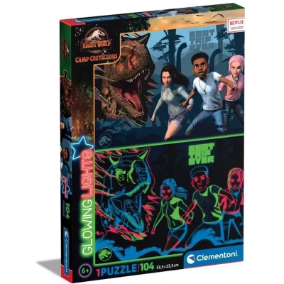 Afbeelding van Clementoni JURASSIC WORLD Contourpuzzel 104 stuk(s) Kunst