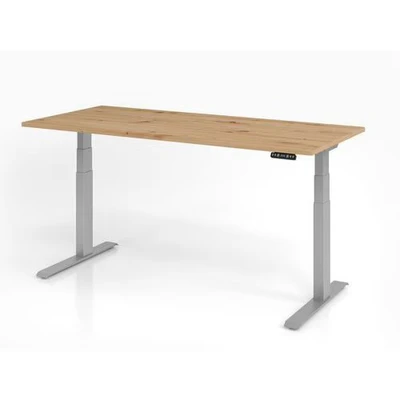 Afbeelding van XDKB 19 S 180x80 Bureau Elektrisch in hoogte verstelbaar. 180 x 80 Knoestige Eiken Tafelhoogte I verstelbaar