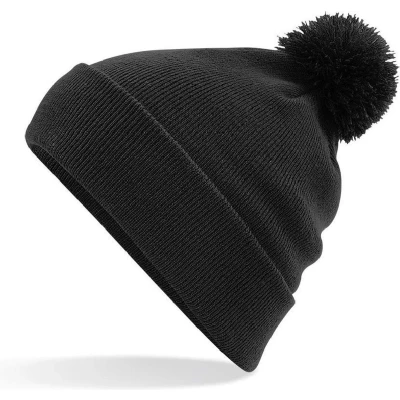Afbeelding van Senvi Original Pom Beanie Zwart (One size fits all)