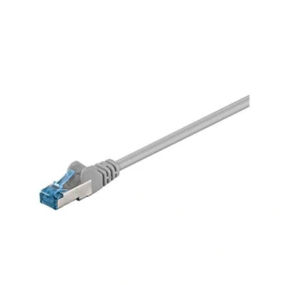 Afbeelding van S/FTP CAT6a 10 Gigabit netwerkkabel / grijs LSZH 1 meter