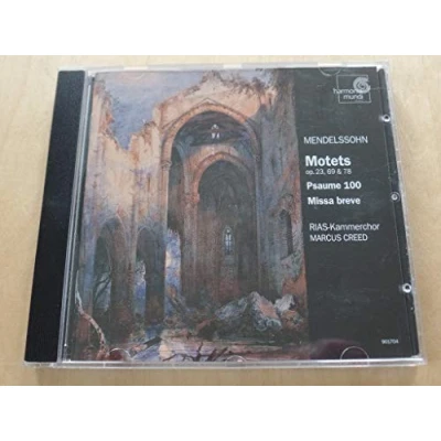 Afbeelding van Mendelssohn: Motets, Psaume 100, etc /Creed, RIAS Kammerchor