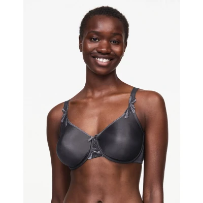 Afbeelding van Chantelle Hedona dames minimizer effect beugelbeha ondergoed, Gris Profond/Gris Lavande, 85E
