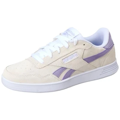 Afbeelding van Reebok Dames Court Advance tennisschoenen, BARELYGREY/BARELYGREY/DUSKPURPLE, 6 UK, Barelygrey Duskpurple, 39 EU