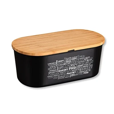 Afbeelding van KESPER for kitchen &amp; home Broodtrommel met snijplank (1 delig)