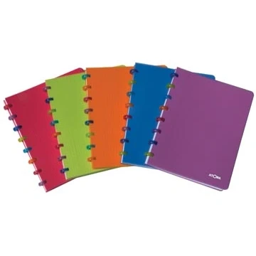 Afbeelding van Atoma Tutti Frutti Schrift, Ft A4, 144 Bladzijden, Commercieel Geruit, Geassorteerde Kleuren Schrift