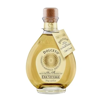 Afbeelding van Dolceto Witte Dressing van Balsamico azijn uit Modena PGI Due Vittorie 250 ml