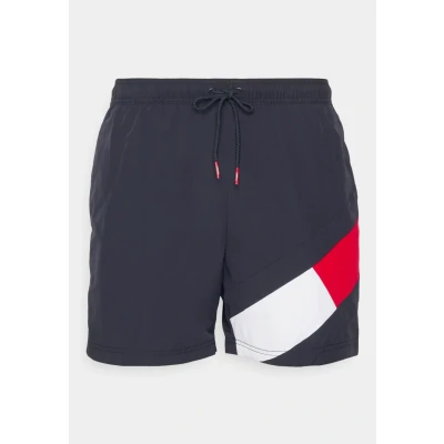 Afbeelding van Tommy Hilfiger Drawstring Zwemshorts, Heren, Maat: Small, Black