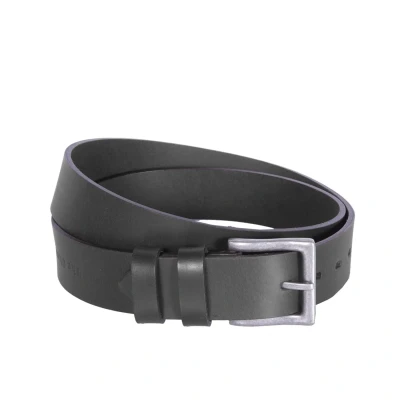 Afbeelding van The Chesterfield Brand Leren Riem Brandon Zwart