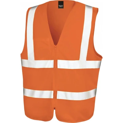 Afbeelding van Result Core Zip ID Safety Tabard R202X Fluorescent Orange