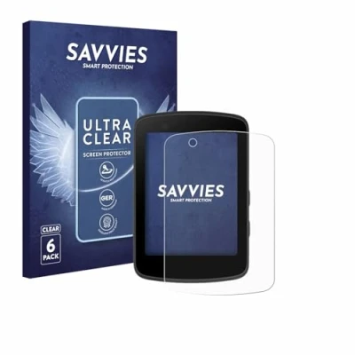 Afbeelding van Savvies Screenprotector voor Bryton Rider 650 Folie Beschermfolie transparant (6 Stuks)