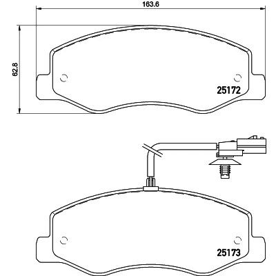 Afbeelding van Remblokkenset, schijfrem HELLA PAGID 8DB 355 015 311
