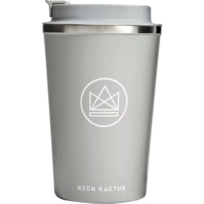 Afbeelding van Neon Kactus Reisbeker 380 ml Forever Young Roestvast Staal Grijs