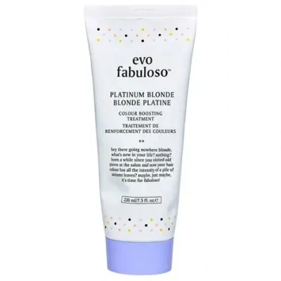 Afbeelding van Evo Fabuloso Platinum Blonde Colour Boosting Treatment 220ml Haibu by Kapperskorting.com