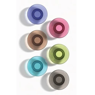 Afbeelding van Quartet Sterke magneten, glazen whiteboard, droog wisbord, groot, diverse kleuren, 6 Pack (85392)