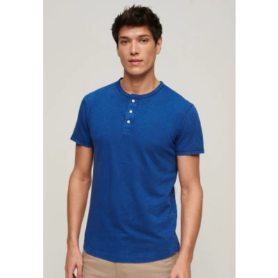 Afbeelding van Superdry Grandad T shirt Met Korte Mouwen Blauw M Man