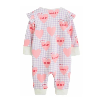 Afbeelding van Next Regular FIT Family TWO WAY ZIP Pyjama voor kinderen, Maat: 74, Lilac purple