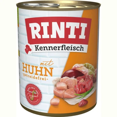 Afbeelding van 800g RINTI Kennerfleisch met kip hondenvoer nat