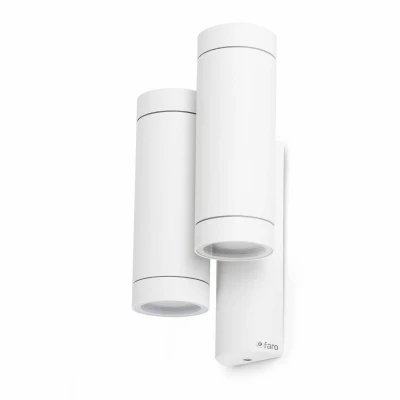 Afbeelding van Faro Lighting Stap 4 Licht Buiten wandlamp Wit IP44, GU10