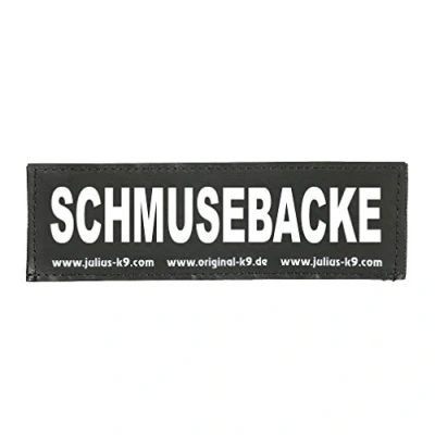 Afbeelding van Julius K9 Verwisselbare haak &amp; lus patches, Schmusebacke, Small, Zwart