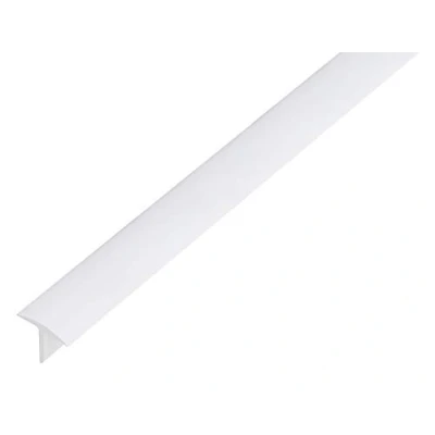 Afbeelding van Alberts 485269 T profiel kunststof, wit 1000 x 25 18 mm