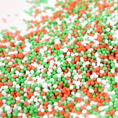 Afbeelding van Streuselheld Kerststrooisel voor het versieren en van allerlei soorten gebak, zoals taarten, cake, koekjes, 40 g suikerstrooisel