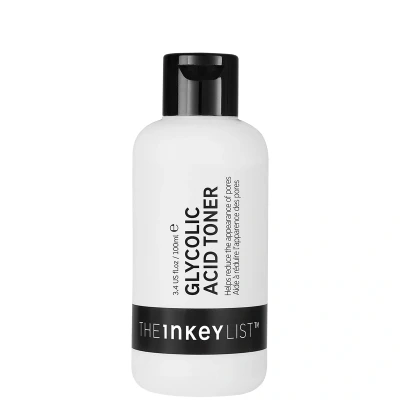 Afbeelding van The INKEY List 10% glycolzuur Toner 100ml, inclusief toverhazelaar, poriën minimaliserende toner, verheldert de huid, veganistisch vriendelijk, geschikt voor normale/vette huid