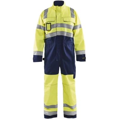 Afbeelding van Blaklader Overall High Vis 6373 1804 Geel/Marineblauw C46