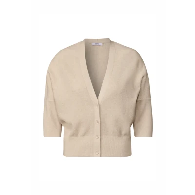 Afbeelding van Cecil MIT Strktur Vest, Dames, Maat: XL, Beige