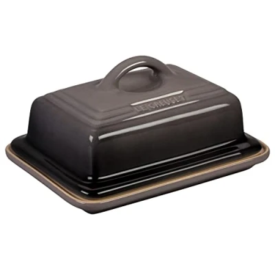 Afbeelding van LE CREUSET Botervloot van aardewerk, 900 gram, 17 x 12, 5 9 cm, flint