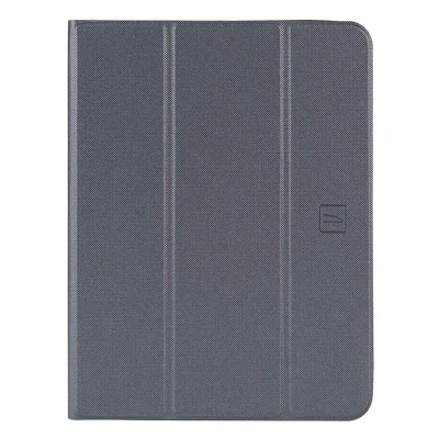 Afbeelding van Apple iPad 10 (2022) 10.9 inch Hoes: Tucano Up Plus Folio Case Flipcase Dark Grey TPU Elektronische Accessoires