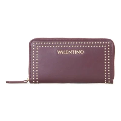 Afbeelding van VALENTINO Portemonnee Shine Re Zip Around Wallet Vino Wijnrood
