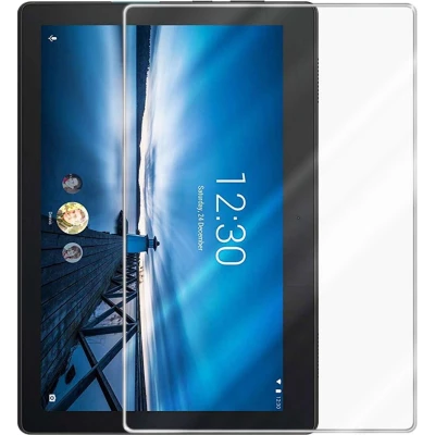 Afbeelding van Cadorabo Screenprotector geschikt voor Lenovo Tab E10 (10.1) in KRISTALHELDER Gehard (Tempered) display Film beschermglas 9H hardheid met 3D Touch