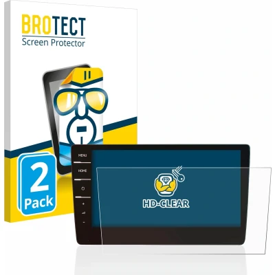 Afbeelding van BROTECT (2 Stuks) Schermbeschermer voor Volkswagen T6.1 California 2021 Discover Pro 9.2&quot; Screen Protector Transparant